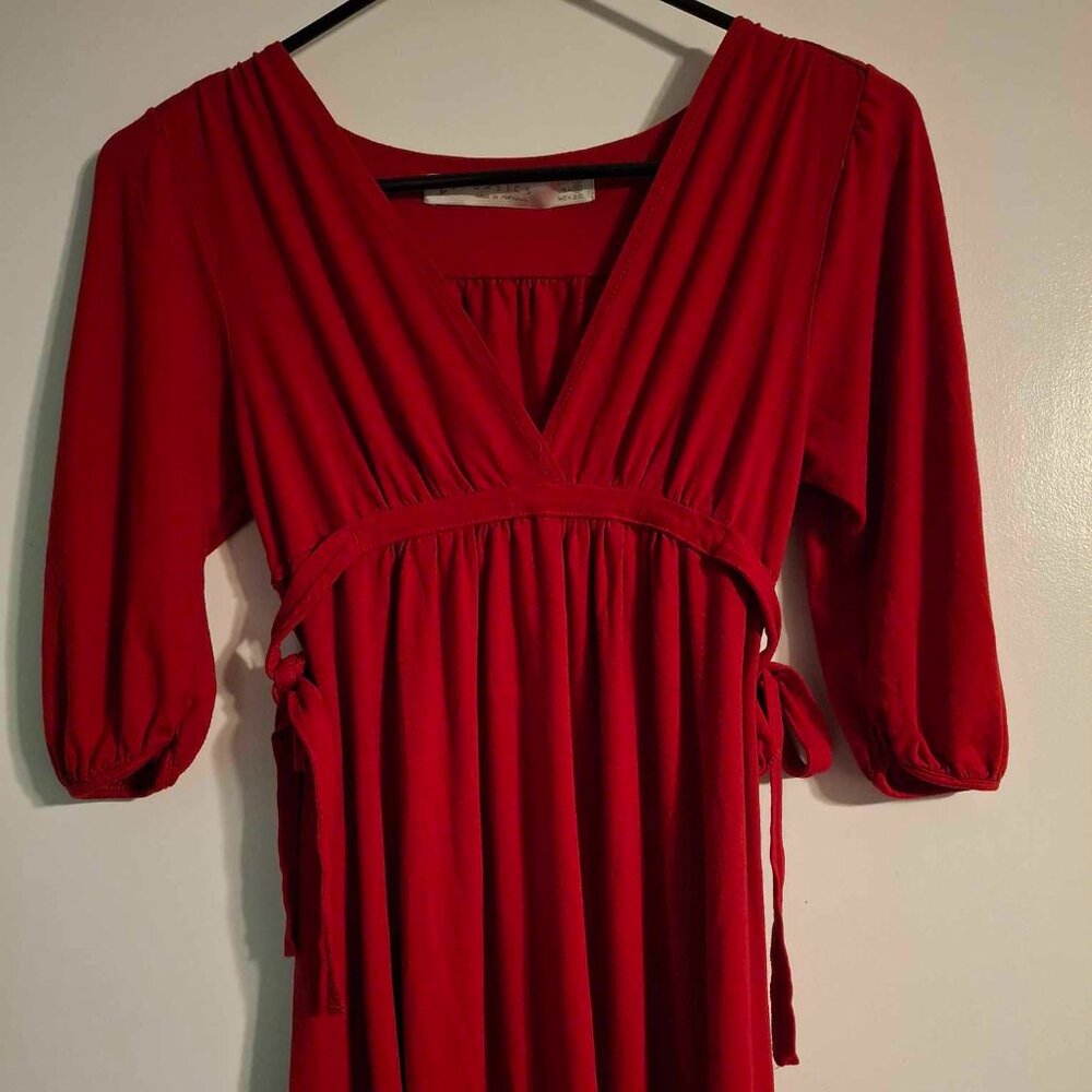 Red dress